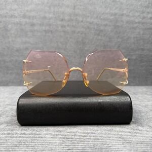 Neostyle Boutique 535 Vintage Y2K Sunglasses Gold Pink Orange Gradient Germany